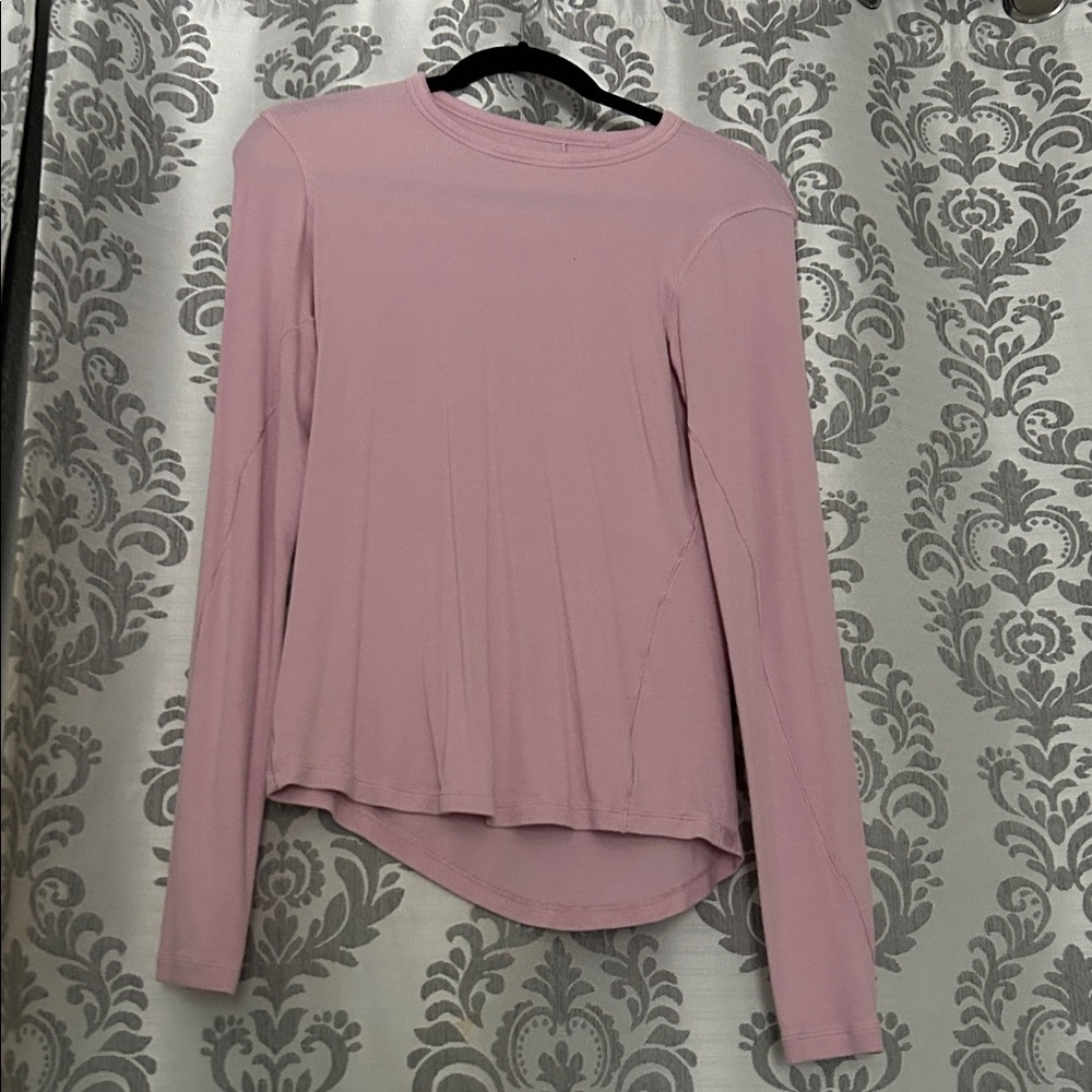 lululemon athletica Pink Long Sleeve Tee - Picture 2 of 4